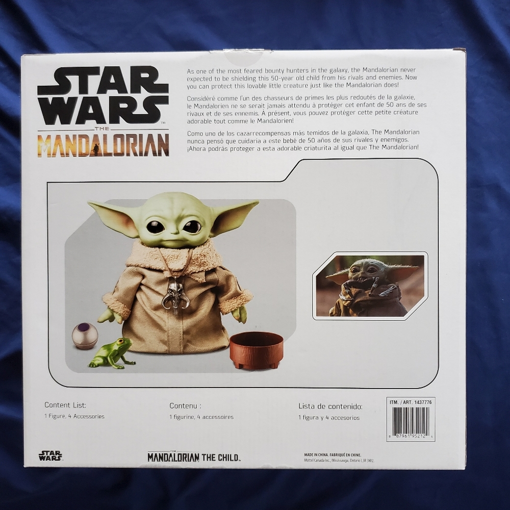 Mattel Baby Yoda Mandalorian Grogu Figure Adventure Bundle Star Wars Disney - Picture 3 of 9